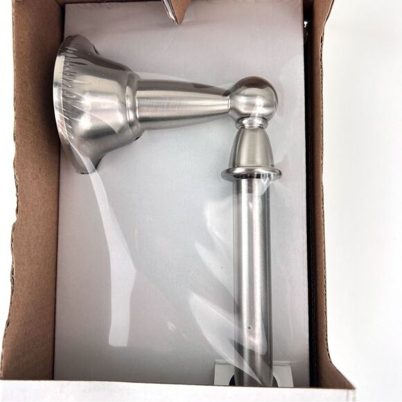 Moen Sage DN6899BN Brushed Nickel Surface Mount Pivot Toilet Paper Holder - Picture 2 of 8